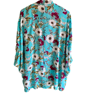 VICTORIA’S SECRET Blue Floral Kimono